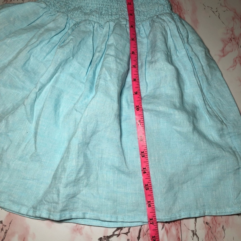 Cynthia Rowley Mini Skirt with pockets 100% Linen size XS - Picture 6 of 6